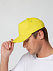 Бейсболка Standard, желтая с логотипом в Белгороде заказать по выгодной цене в кибермаркете AvroraStore