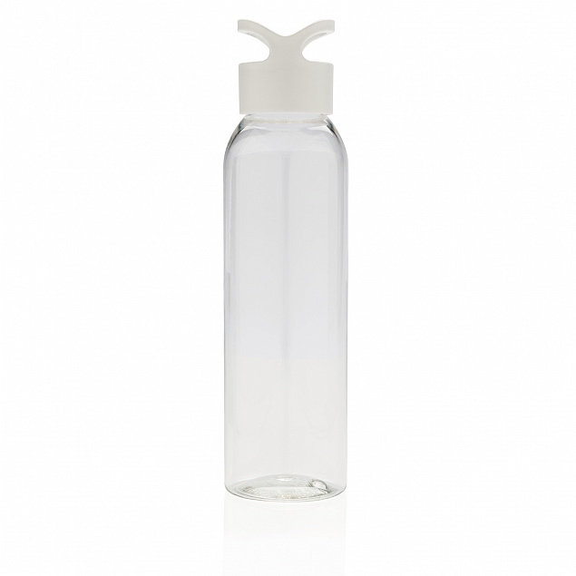 Герметичная бутылка для воды из AS-пластика, белая с логотипом в Белгороде заказать по выгодной цене в кибермаркете AvroraStore