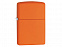 Зажигалка ZIPPO Classic с покрытием Orange Matte с логотипом в Белгороде заказать по выгодной цене в кибермаркете AvroraStore