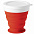 Складной стакан Astrada, красный с логотипом в Белгороде заказать по выгодной цене в кибермаркете AvroraStore