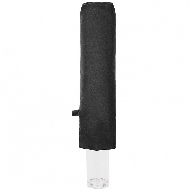 Зонт складной Fillit, черный с логотипом в Белгороде заказать по выгодной цене в кибермаркете AvroraStore