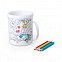 Кружка для раскрашивания с цветными карандашами (4шт) FESIENT с логотипом в Белгороде заказать по выгодной цене в кибермаркете AvroraStore