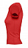 Футболка женская LADY 220 с V-обр. вырезом, красная с логотипом в Белгороде заказать по выгодной цене в кибермаркете AvroraStore
