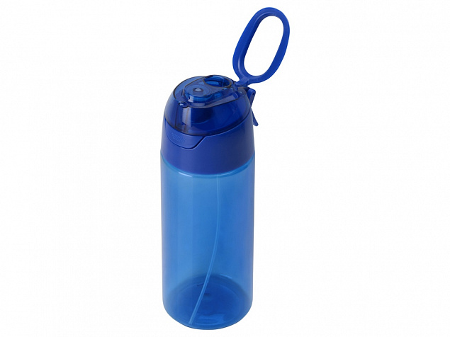 Спортивная бутылка с пульверизатором Spray, 600мл, Waterline, синий с логотипом в Белгороде заказать по выгодной цене в кибермаркете AvroraStore