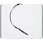 Блокнот Shall, зеленый, с белой бумагой с логотипом в Белгороде заказать по выгодной цене в кибермаркете AvroraStore