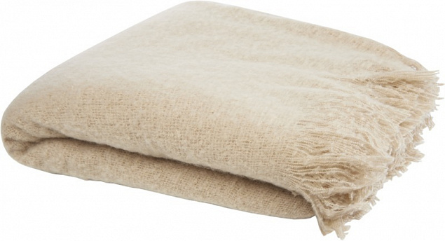 Мохеровое одеяло из вторичного ПЭТ Ivy с логотипом в Белгороде заказать по выгодной цене в кибермаркете AvroraStore