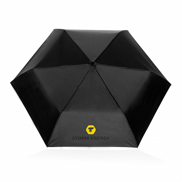 Ультралегкий автоматический зонт Swiss Peak из rPET, 20,5" с логотипом в Белгороде заказать по выгодной цене в кибермаркете AvroraStore