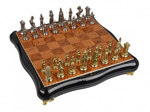 Шахматы «Карл IV» с логотипом в Белгороде заказать по выгодной цене в кибермаркете AvroraStore