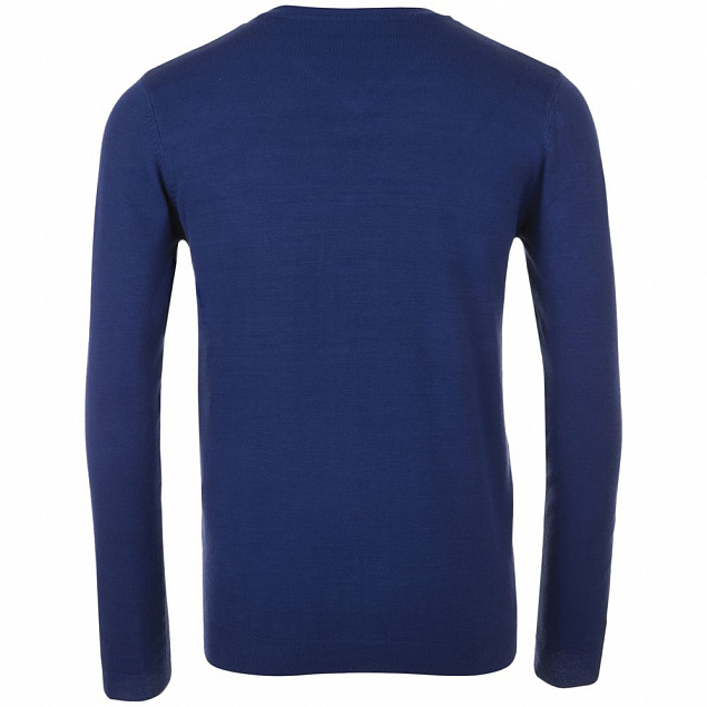 Пуловер мужской GLORY MEN, синий ультрамарин с логотипом в Белгороде заказать по выгодной цене в кибермаркете AvroraStore