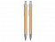 Набор Bamboo: шариковая ручка и механический карандаш с логотипом в Белгороде заказать по выгодной цене в кибермаркете AvroraStore