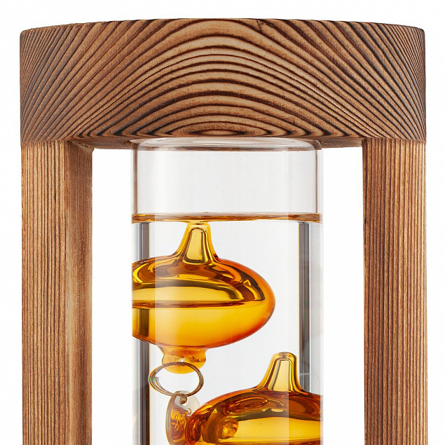 Термометр «Галилео» в деревянном корпусе с логотипом в Белгороде заказать по выгодной цене в кибермаркете AvroraStore