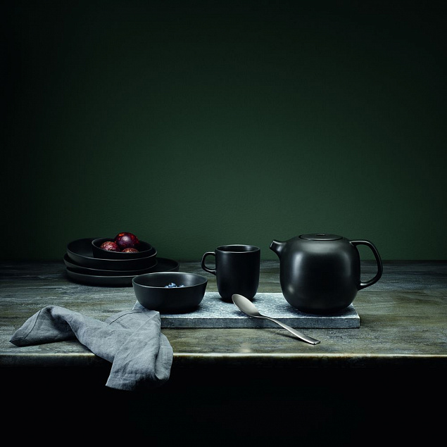 Чайник заварочный Nordic Kitchen, черный с логотипом в Белгороде заказать по выгодной цене в кибермаркете AvroraStore