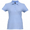 Рубашка поло женская PASSION 170, голубая с логотипом в Белгороде заказать по выгодной цене в кибермаркете AvroraStore