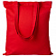 Холщовая сумка Countryside, красная с логотипом в Белгороде заказать по выгодной цене в кибермаркете AvroraStore