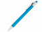 Ручка шариковая Athens черные чернила, голубой с логотипом в Белгороде заказать по выгодной цене в кибермаркете AvroraStore