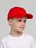 Бейсболка детская Capture Kids, красная с логотипом в Белгороде заказать по выгодной цене в кибермаркете AvroraStore