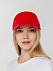Бейсболка Convention, красная с логотипом в Белгороде заказать по выгодной цене в кибермаркете AvroraStore