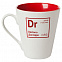 Кружка «Разделение труда. Докторро», белая с красным с логотипом в Белгороде заказать по выгодной цене в кибермаркете AvroraStore