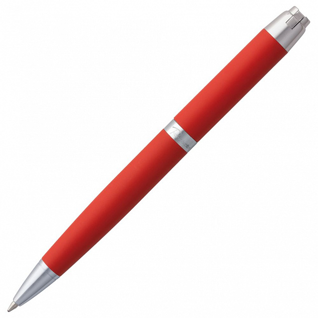 Ручка шариковая Razzo Chrome, красная с логотипом в Белгороде заказать по выгодной цене в кибермаркете AvroraStore