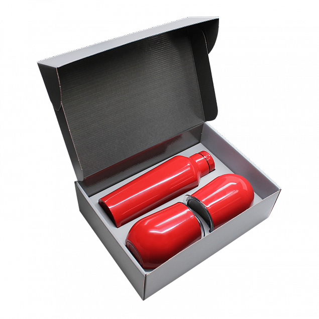 Набор Edge Box C2 grey (красный) с логотипом в Белгороде заказать по выгодной цене в кибермаркете AvroraStore