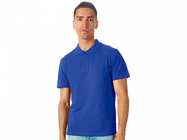 Рубашка поло "First 2.0" мужская, кл. синий с логотипом в Белгороде заказать по выгодной цене в кибермаркете AvroraStore