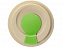 Стакан с пшеничным волокном с силиконовой манжетой и клапаном на крышке, зеленое яблоко с логотипом в Белгороде заказать по выгодной цене в кибермаркете AvroraStore