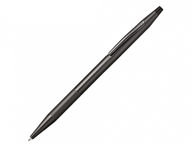 Ручка шариковая Classic Century Black Micro Knurl с логотипом в Белгороде заказать по выгодной цене в кибермаркете AvroraStore