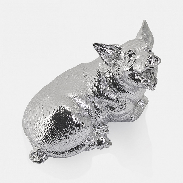 Статуэтка "Поросёнок", 8 х 8 см, серебро с логотипом в Белгороде заказать по выгодной цене в кибермаркете AvroraStore