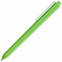 Ручка шариковая Pigra P03 Mat, светло-зеленая с белым с логотипом в Белгороде заказать по выгодной цене в кибермаркете AvroraStore