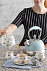 Чайник со свистком Living, голубой с логотипом в Белгороде заказать по выгодной цене в кибермаркете AvroraStore
