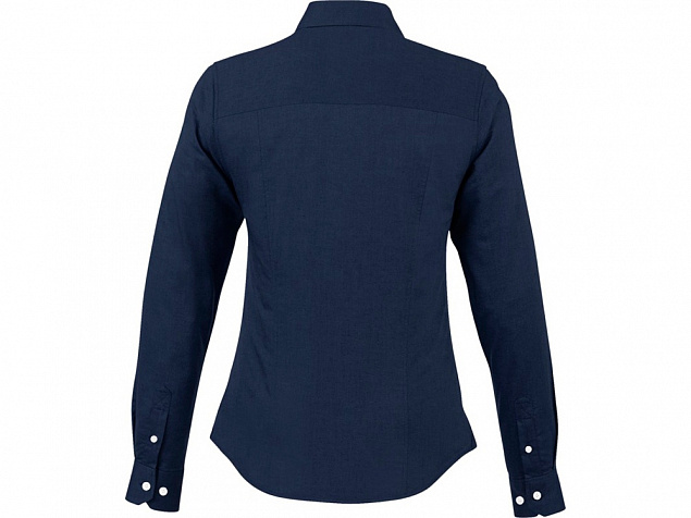 Женская рубашка с длинными рукавами Vaillant, темно-синий с логотипом в Белгороде заказать по выгодной цене в кибермаркете AvroraStore