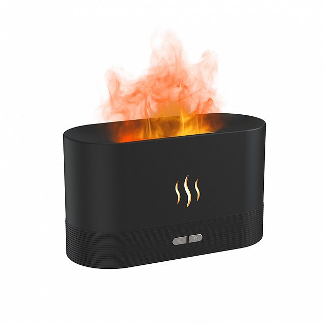 USB арома увлажнитель воздуха Flame со светодиодной подсветкой - изображением огня с логотипом в Белгороде заказать по выгодной цене в кибермаркете AvroraStore