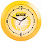 Часы настенные Vivid large, желтые с логотипом в Белгороде заказать по выгодной цене в кибермаркете AvroraStore