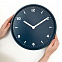Часы настенные Kipper, синие с логотипом в Белгороде заказать по выгодной цене в кибермаркете AvroraStore