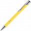 Ручка шариковая Keskus Soft Touch, желтая с логотипом в Белгороде заказать по выгодной цене в кибермаркете AvroraStore