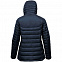 Куртка компактная женская Stavanger, темно-синяя с логотипом в Белгороде заказать по выгодной цене в кибермаркете AvroraStore