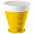 Складной стакан Astrada, желтый с логотипом в Белгороде заказать по выгодной цене в кибермаркете AvroraStore