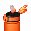 Бутылка для воды Flip, оранжевая с логотипом в Белгороде заказать по выгодной цене в кибермаркете AvroraStore