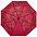 Складной зонт Gems, красный с логотипом в Белгороде заказать по выгодной цене в кибермаркете AvroraStore