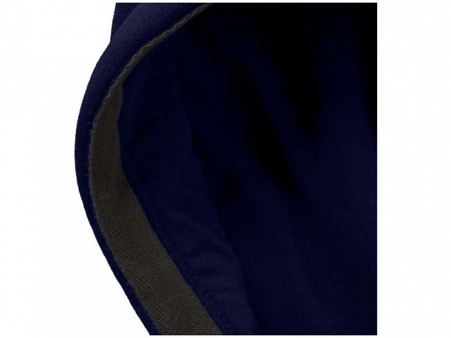 Толстовка Arora мужская с капюшоном, темно-синий с логотипом в Белгороде заказать по выгодной цене в кибермаркете AvroraStore