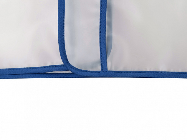 Дождевик Providence, прозрачный/синий с чехлом с логотипом в Белгороде заказать по выгодной цене в кибермаркете AvroraStore