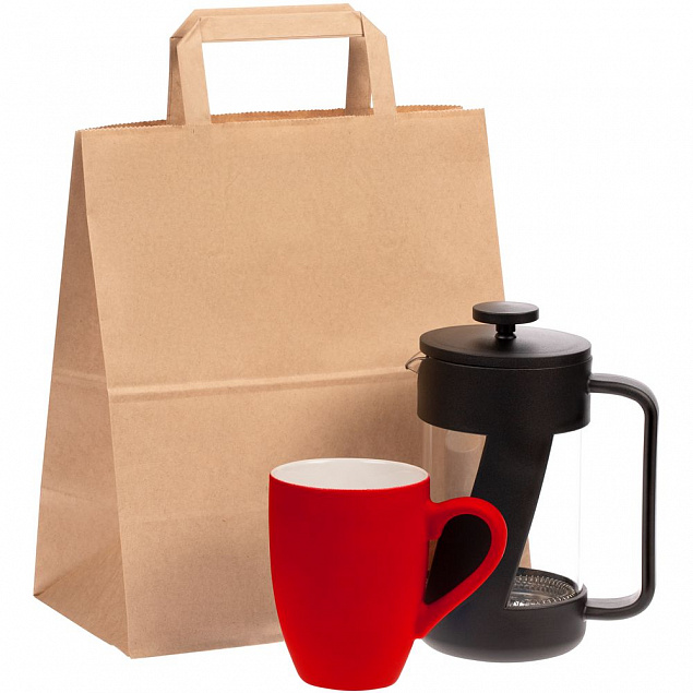 Набор для чая Best Morning, ярко-красный с логотипом в Белгороде заказать по выгодной цене в кибермаркете AvroraStore