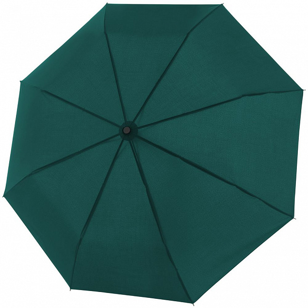 Складной зонт Fiber Magic Superstrong, зеленый с логотипом в Белгороде заказать по выгодной цене в кибермаркете AvroraStore