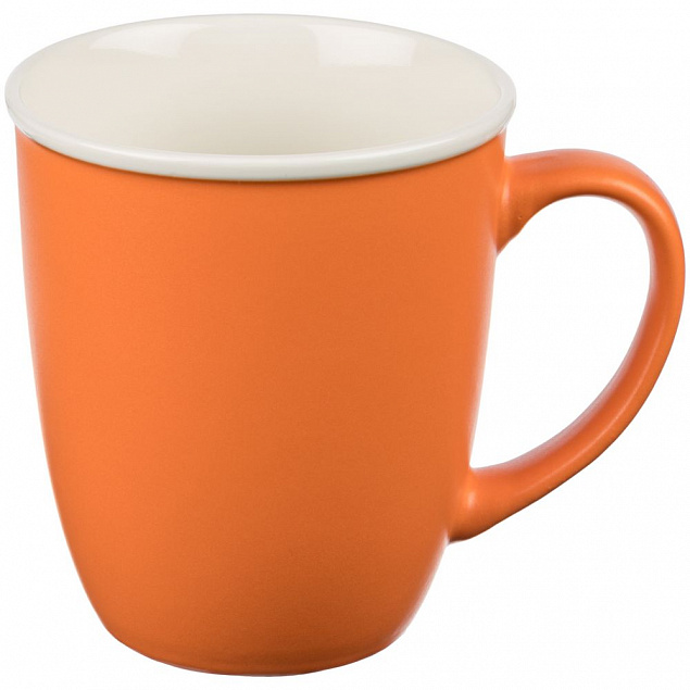 Кружка Doppel, оранжевая с логотипом в Белгороде заказать по выгодной цене в кибермаркете AvroraStore
