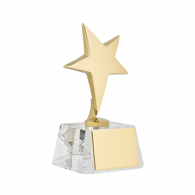 Статуэтка "Звезда", золото с логотипом в Белгороде заказать по выгодной цене в кибермаркете AvroraStore