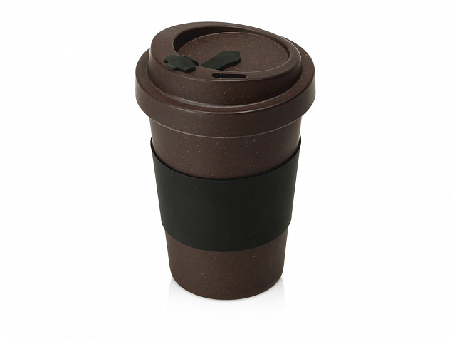 Стакан из кофе с силиконовой манжетой «Latte» с логотипом в Белгороде заказать по выгодной цене в кибермаркете AvroraStore