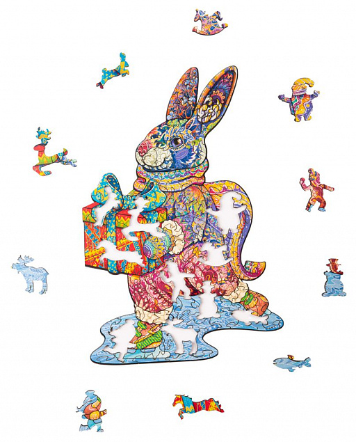 Пазл «Волшебный кролик» с логотипом в Белгороде заказать по выгодной цене в кибермаркете AvroraStore