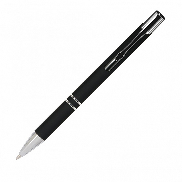 Шариковая ручка Alpha, черная, в упаковке с логотипом в Белгороде заказать по выгодной цене в кибермаркете AvroraStore