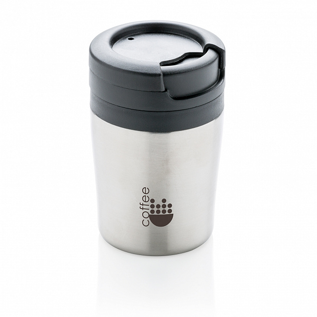 Термокружка Coffee-to-go, серебряный с логотипом в Белгороде заказать по выгодной цене в кибермаркете AvroraStore
