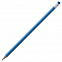 Карандаш простой Triangle с ластиком, синий с логотипом в Белгороде заказать по выгодной цене в кибермаркете AvroraStore